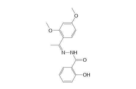 N'-[(Z)-1-(2,4-Dimethoxyphenyl)ethylidene]-2-hydroxybenzohydrazide