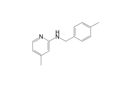 2-[(p-methylbenzyl)amino]-4-picoline