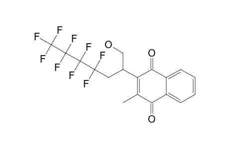 2-methyl-3-(3,3,4,4,5,5,6,6,6-nonafluoro-1-methylol-hexyl)-1,4-naphthoquinone