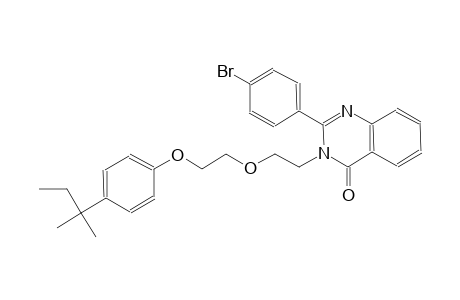 2-(4-bromophenyl)-3-{2-[2-(4-tert-pentylphenoxy)ethoxy]ethyl}-4(3H)-quinazolinone