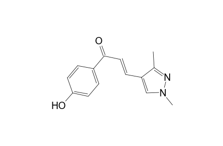 (E)-3-(1,3-dimethyl-4-pyrazolyl)-1-(4-hydroxyphenyl)-2-propen-1-one