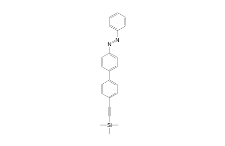 (E)-1-Phenyl-2-(4-{4-[(trimethylsilyl)ethynyl]phenyl}phenyl)diazene