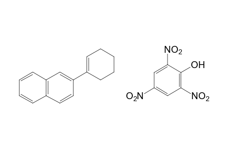 2-(1-cyclohexen-1-yl)naphthalene, picrate