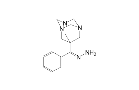 (Z)-phenyl(1,3,5-triazatricyclo[3.3.1.1~3,7~]dec-7-yl)methanone hydrazone