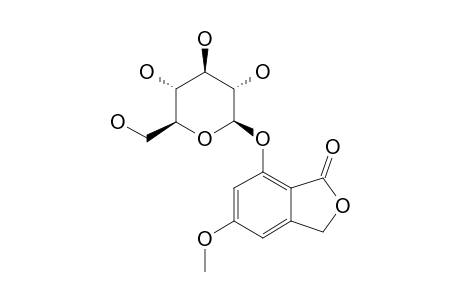 7-HYDROXY-5-METHOXYPHTHALIDE-7-O-BETA-D-GLUCOPYRANOSIDE
