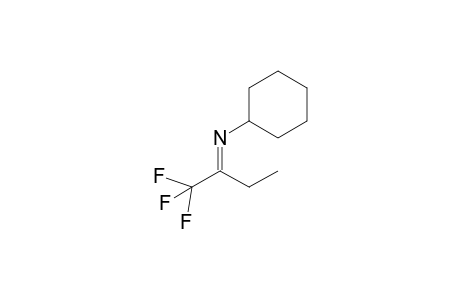 (E)-N-(1,1,1-Trifluoro-2-butylidene)cyclohexylamine