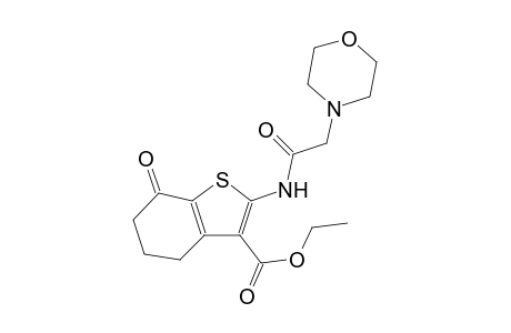 benzo[b]thiophene-3-carboxylic acid, 4,5,6,7-tetrahydro-2-[(4-morpholinylacetyl)amino]-7-oxo-, ethyl ester
