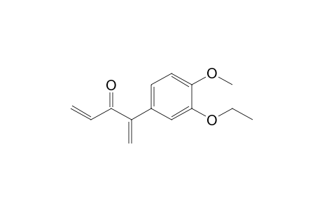 2-(3-Ethoxy-4-methoxyphenyl)-1,4-pentadien-3-one