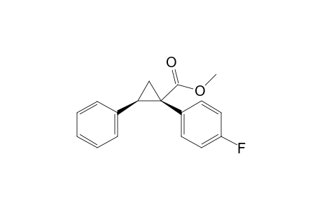 Methyl (1S,2R)-1-(4-fluorophenyl)-2-phenylcyclopropane-1-carboxylate
