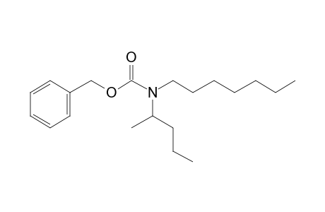 Carbonic acid, monoamide, N-(2-pentyl)-N-heptyl-, benzyl ester