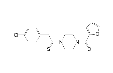 Piperazine, N-(2-furoyl)-N'-[(4-chlorophenyl)thioacetyl]-