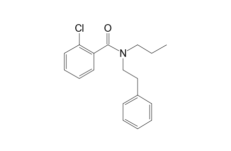 2-Chlorobenzamide, N-(2-phenylethyl)-N-propyl-