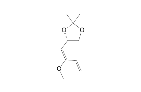(4S)-4-(2'-METHOXY-1',3'-BUTADIENYL)-2,2-DIMETHYL-1,3-DIOXOLANE