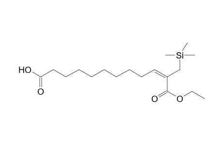 11-Ethoxycarbonyl-11-(trimethylsilylmethyl)undec-10-enoic acid