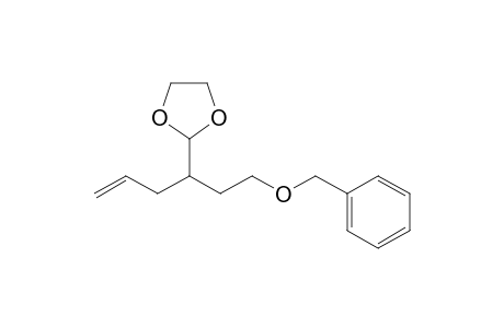 3-(1,3-Dioxolan-2-yl)-6-benzyloxy-1-hexene