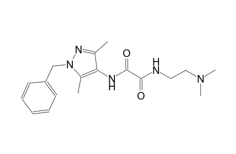 ethanediamide, N~1~-[2-(dimethylamino)ethyl]-N~2~-[3,5-dimethyl-1-(phenylmethyl)-1H-pyrazol-4-yl]-