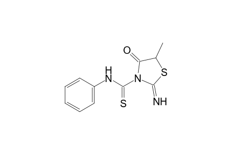 2-imino-5-methyl-4-oxothio-3-thiazolidinecarboxanilide