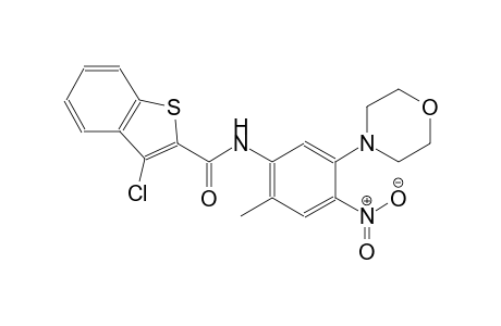 benzo[b]thiophene-2-carboxamide, 3-chloro-N-[2-methyl-5-(4-morpholinyl)-4-nitrophenyl]-