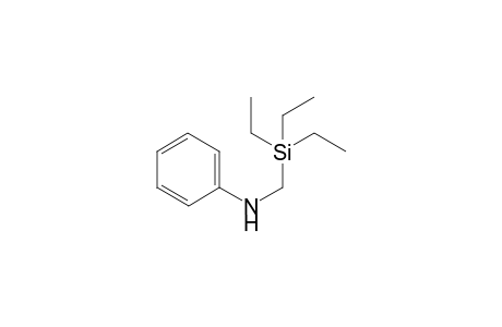 N-((Triethylsilyl)methyl)aniline