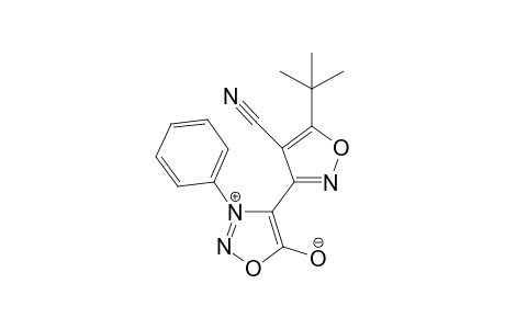 3-Phenyl-4-[5'-(tert-butyl)-4'-cyanoisoxazol-3'-yl]sydnone