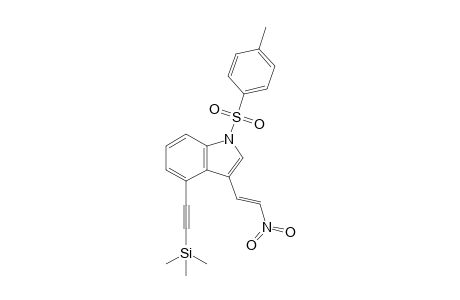 4-(2-Trimethylsilylethynyl)-1-tosyl-3-(2-nitroethenyl)indole