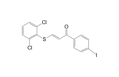 (2E)-3-[(2,6-Dichlorophenyl)sulfanyl]-1-(4-iodophenyl)-2-propen-1-one