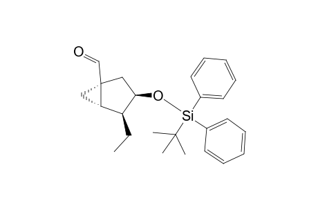 (1S,2R,3aS,4aS)-2-t-Butyldiphenylsilyloxy-3a-formyl-1-ethylbicyclo[3.1.0]hexane
