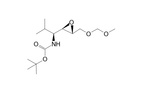 3-[1-(tert-Butoxycarbonylamido)-2-methylpropyl]-2-(methoxymethoxymethyloxirane