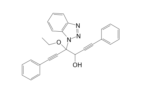 4-(Benzotriazol-1'-yl)-4-ethoxy-1,6-diphenylhexa-1,6-diyn-3-ol