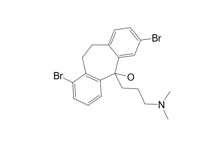 1,7-DIBROMO-5-(HYDROXY-5-N,N-DIMETHYLAMINOPROPYL)-10,11-DIHYDRO-5H-DIBENZO-[A,D]-CYCLOHEPTANE