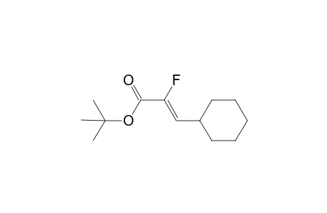 Tert-Butyl (Z)-3-cyclohexyl-2-fluoropropenoate
