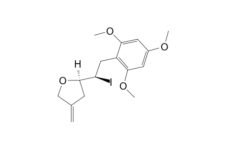 threo-2-(1-Iodo-2-(2,4,6-trimethoxyphenyl)ethyl)-4-methylenetetrahydrofuran