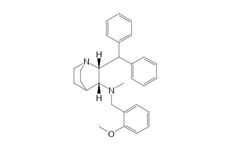 cis-2-(Diphenylmethyl)-N-[(2-methoxyphenyl)methyl]-N-methyl-1-azabicyclo[2.2.2]octan-3-amine