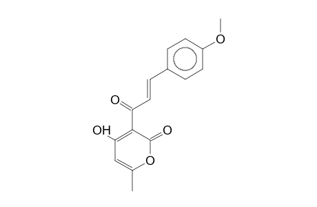 4-Hydroxy-3-(4-methoxycinnamoyl)-6-methyl-2H-pyran-2-one