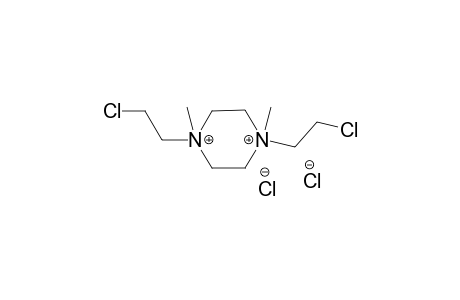 Piperazin-1,4-diium, 1,4-di(2-chloroethyl)-1,4-dimethyl-, dichloride