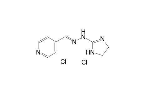 N-[(E)-pyridin-4-ylmethylideneamino]-4,5-dihydro-1H-imidazol-2-amine dihydrochloride