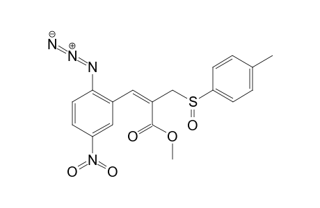 (Z)-Methyl 3-(2-azido-5-nitrophenyl)-5-(p-tolylsulfinylmethyl)-propenoate