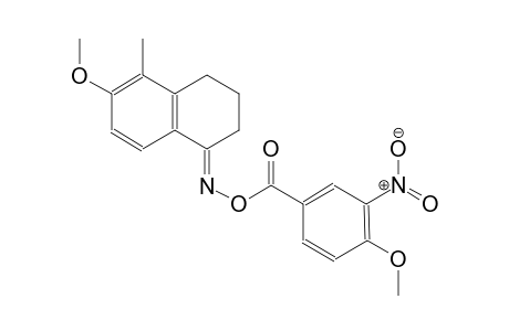 (1E)-6-methoxy-5-methyl-3,4-dihydro-1(2H)-naphthalenone O-(4-methoxy-3-nitrobenzoyl)oxime