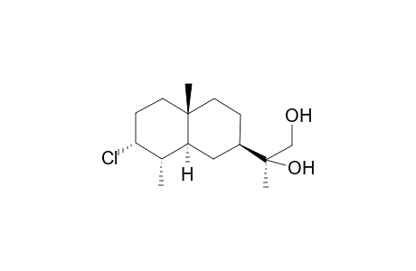 (2S)-2-[(2R,4aS,7R,8S,8aS)-7-chloranyl-4a,8-dimethyl-2,3,4,5,6,7,8,8a-octahydro-1H-naphthalen-2-yl]propane-1,2-diol