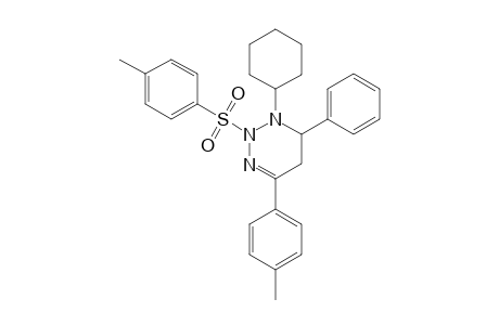 1-CYCLOHEXYL-4-(4-METHYLPHENYL)-6-PHENYL-2-TOSYL-1,2,5,6-TETRAHYDRO-1,2,3-TRIAZIN