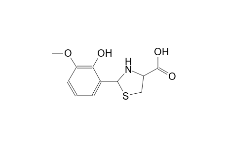 4-thiazolidinecarboxylic acid, 2-(2-hydroxy-3-methoxyphenyl)-