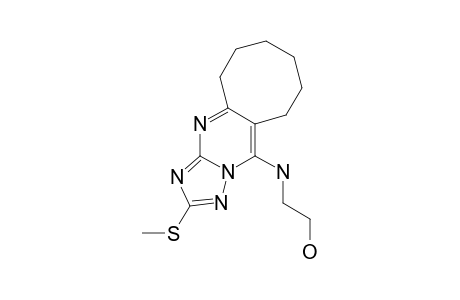 5-(2-HYDROXYETHYL)-AMINO-2-METHYLTHIO-CYCLOOCTA-[D]-[1,2,4]-TRIAZOLO-[1,5-A]-PYRIMIDINE