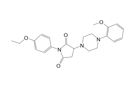 1-(4-ethoxyphenyl)-3-[4-(2-methoxyphenyl)-1-piperazinyl]-2,5-pyrrolidinedione