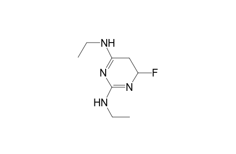 2,4-Diethylamino-6-fluoro-5,6-dihydropyrimidine