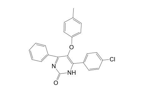 2(1H)-Pyrimidinone, 4-(4-chlorophenyl)-5-(4-methylphenoxy)-6-phenyl-