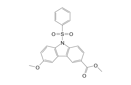 Methyl 6-Methoxy-9-(phenylsulfonyl)carbazole-3-carboxylate