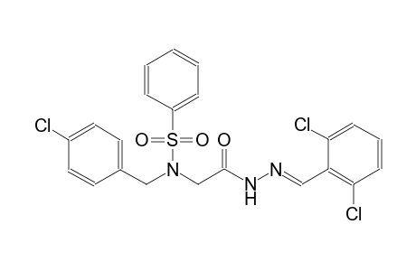 N-(4-chlorobenzyl)-N-{2-[(2E)-2-(2,6-dichlorobenzylidene)hydrazino]-2-oxoethyl}benzenesulfonamide