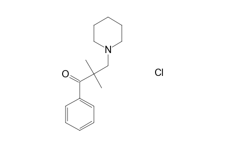 2,2-Dimethyl-1-phenyl-3-(1-piperidinyl)-1-propanone hydrochloride