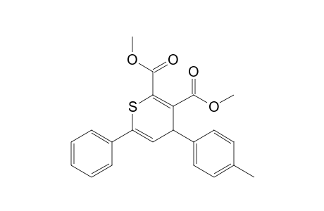 4H-Thiopyran-2,3-dicarboxylic acid, 4-(4-methylphenyl)-6-phenyl-, dimethyl ester