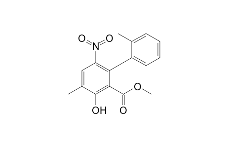 Methyl 3-hydroxy-2',4-dimethyl-6-nitrobiphenyl-2-carboxylate